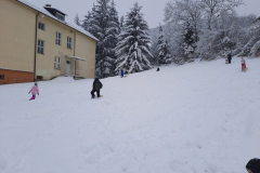 Sankanje po šolskem hribu POŠ Košaki